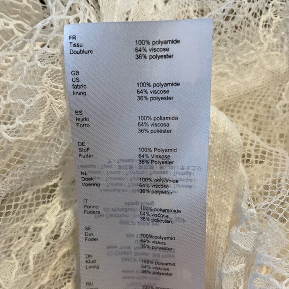 New! Maje Lace Overlay Blouse - Picture 10 of 10